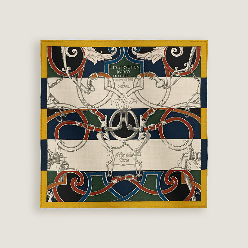 L'Instruction du Roy Bayadere scarf 45 - Red | Hermès USA